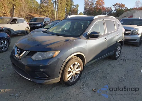 2015 Nissan Rogue Sv from USA, damaged, VIN KNMAT2MT1FP559214